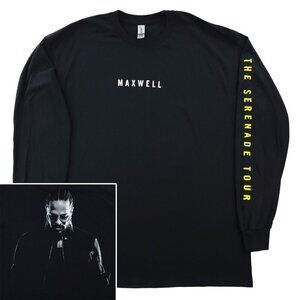 Maxwell Serenade Tour T-Shirt Concert Tee Long Sleeve R&B Soul XL